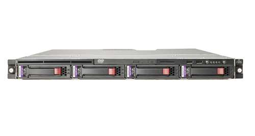 HP 445161-001 PROLIANT DL165 G5 SATA MODEL - 1X AMD OPTERON 4-CORE 2356/ 2.3GHZ, 4GB RAM, NC7782 SERVER ADAPTER, EMBEDDED SATA CONTROLLER, 1X 160GB HDD, 1X 650W PS 1U RACK SERVER. REFURBISHED. IN STOCK.
