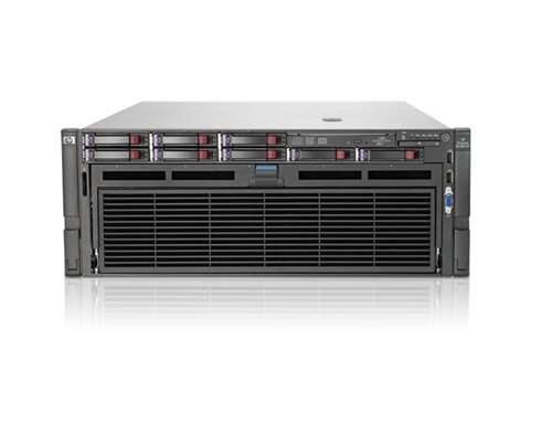HP 643065-001 PROLIANT DL580 G7 BASE MODEL (SFF) - 2X INTEL OCTA-CORE XEON E7-4830/ 2.13 GHZ, 64GB DDR3 SDRAM, SMART ARRAY P410I WITH 512 FBWC, NC375I 4 PORT GIGABIT ADAPTER, 2X 1200W PS, 4U RACK SERVER. REFURBISHED. IN STOCK.