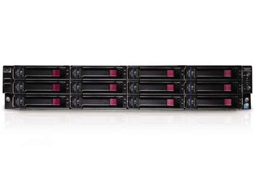 HP BV861A X1600 G2 NETWORK STORAGE SYSTEM- 1X XEON QUAD-CORE E5520/2.26GHZ 8MB L3 CACHE, 6GB DDR3 RAM, 6X 2 TB SAS SATA LFF HDD, HP SMART ARRAY P212 WITH 512MB BBWC CONTROLLER, 2X GIGABIT ETHERNET, 2U RACK NAS SERVER. REFURBISHED. IN STOCK.