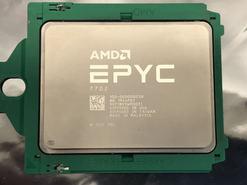 AMD 100-000000038 EPYC Rome 7702 64-Core 2 GHz Socket SP3 200W Server CPU 2Ghz. BULK. IN STOCK