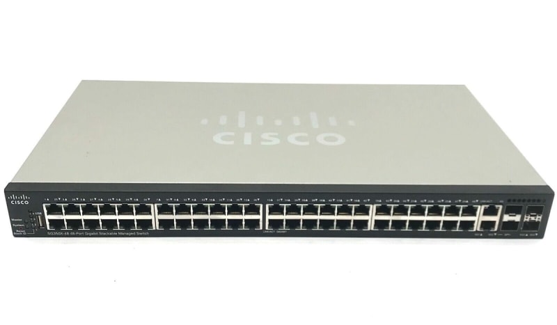 CISCO SG350X-48-K9 48x 1GB & 4x 10GB SFP+ Managed Switch. REFURBISHED. IN STOCK.