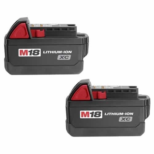 Milwaukee 48-11-1822 M18 REDLITHIUM XC Extended Capacity Battery 48-11-1828  2 PK