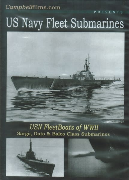 US Navy Fleet Submarines WWII DVD