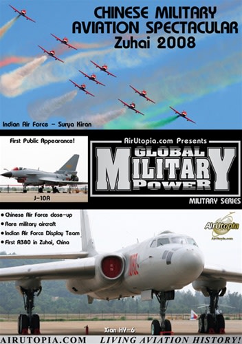 Chinese Military Aviation Airshow Zuhai 2008 DVD