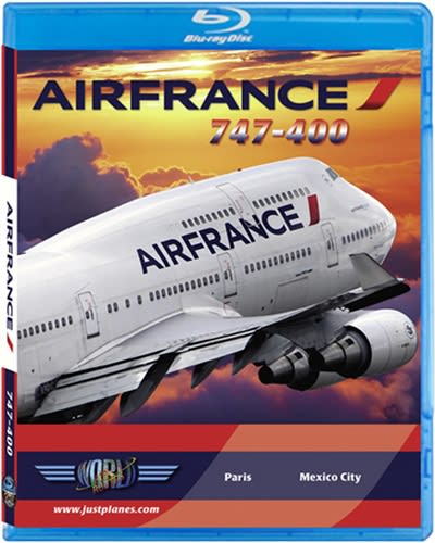 Air France 747-400 Cockpit Blu-ray disc