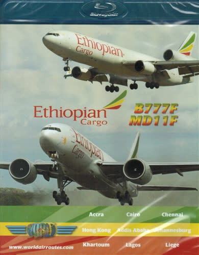Ethiopian Cargo MD11F B777F Blu-ray disc Ethiopian Cargo MD11F B777F Blu-ray disc