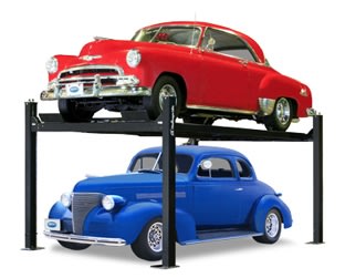 CHALLENGER LIFTS, CHALLENGER FOUR POST, ROTARY lift, bendpak lifts, tuxedo lifts, car lifts, four post lift, two post lift, 2 post lift, 4 post lift, storage lifts, garage lifts, auto equipment, automotive equipment, car lift, challenger car lift, aes