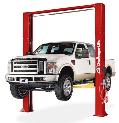 car lift with 2-foot extension length