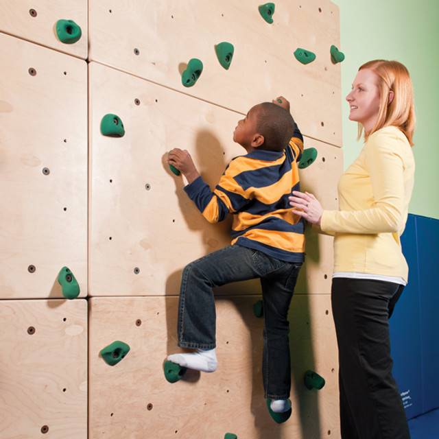 Convertible Climbing System (Wood Stud Wall)