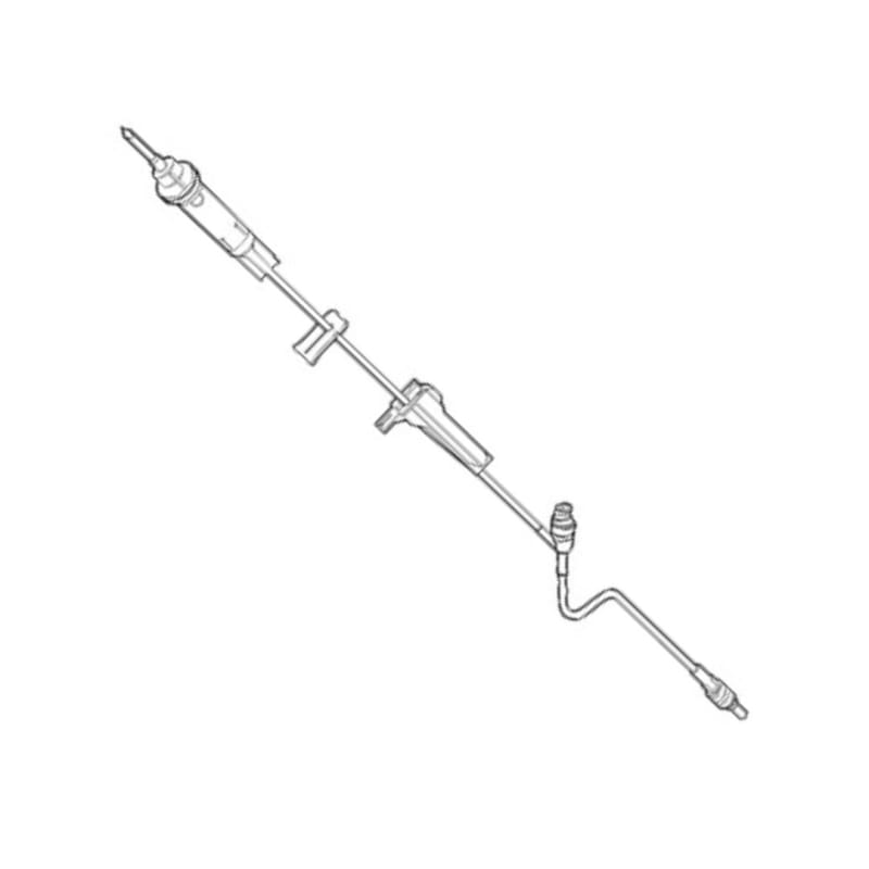 Primary IV Administration Set 10 Drops/mL 76 Inch with Male Luer Lock Adapter