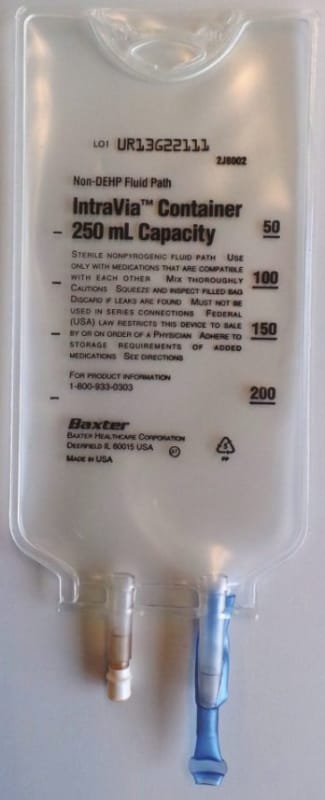 Empty INTRAVIA Container 250 mL