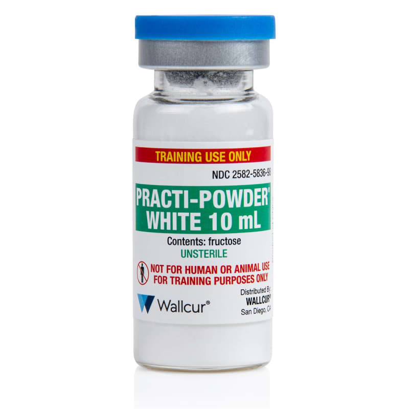 Practi-Powder White 10 mL Vial