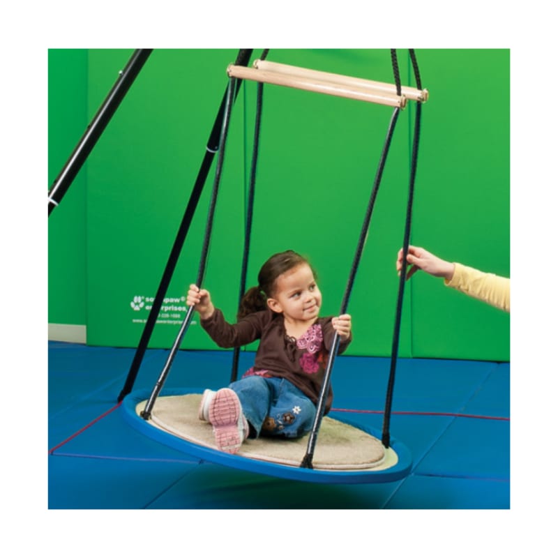 Itinerant Platform Swing with Carpet
