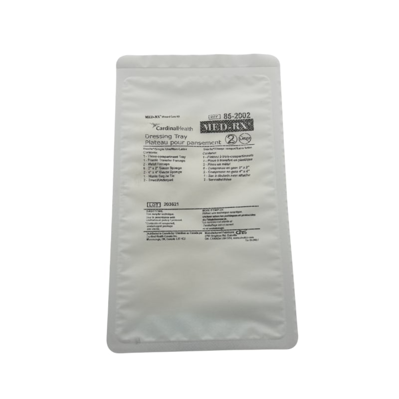 Dressing 3PT Tray - 30 per Case - 85-2002