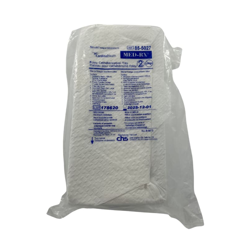 Foley Catheterization Tray - 16 per Case - 85-5027