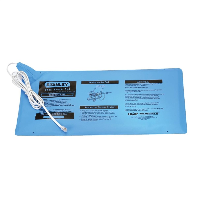 Standard Blue Vinyl Chair Exit Pad - 45 Day