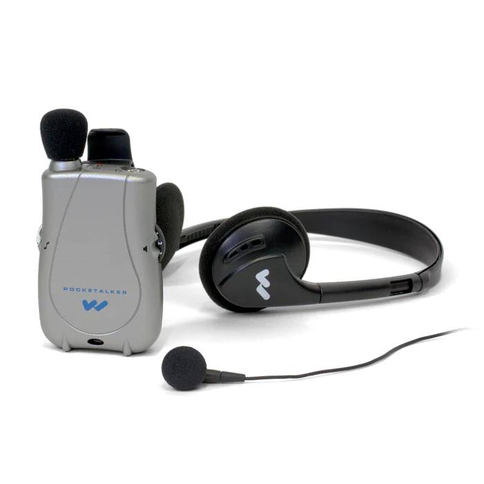 POCKETALKER ULTRA AMPLIFIER WITH OVER-THE-HEAD HEADPHONE & MINI EARBUD
