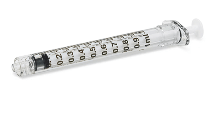 BD Luer-Lok Syringe, Sterile, Single Use, 1 mL