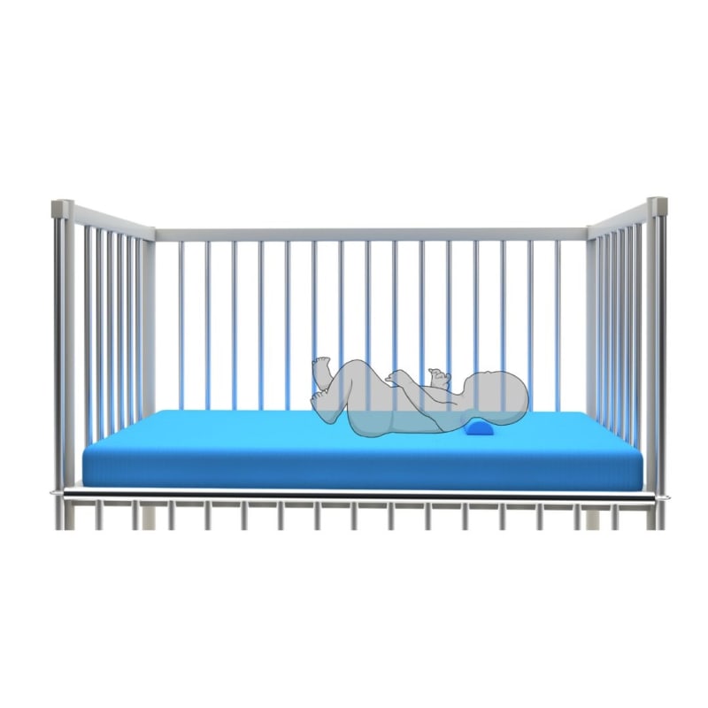 Crib Mattress 56.5 x 26 x 3.5 Vinyl Bottom