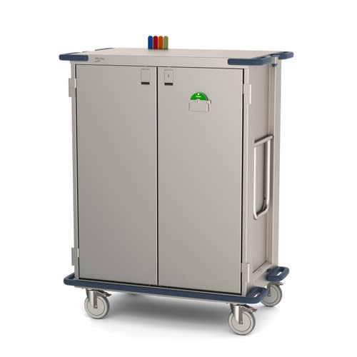 CaseVue Surgical Case Cart with Solid Doors