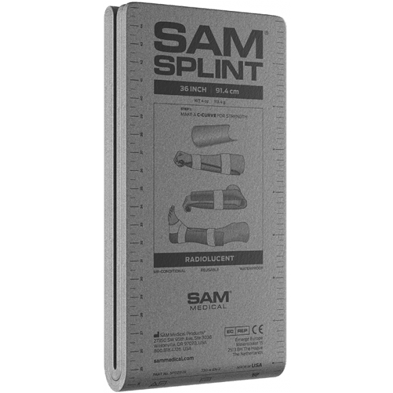 SAM Splint Flatfold Charcoal 36"