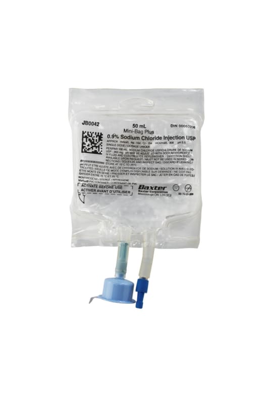 0.9% Sodium Chloride Injection, USP, 50 mL MINI-BAG Plus