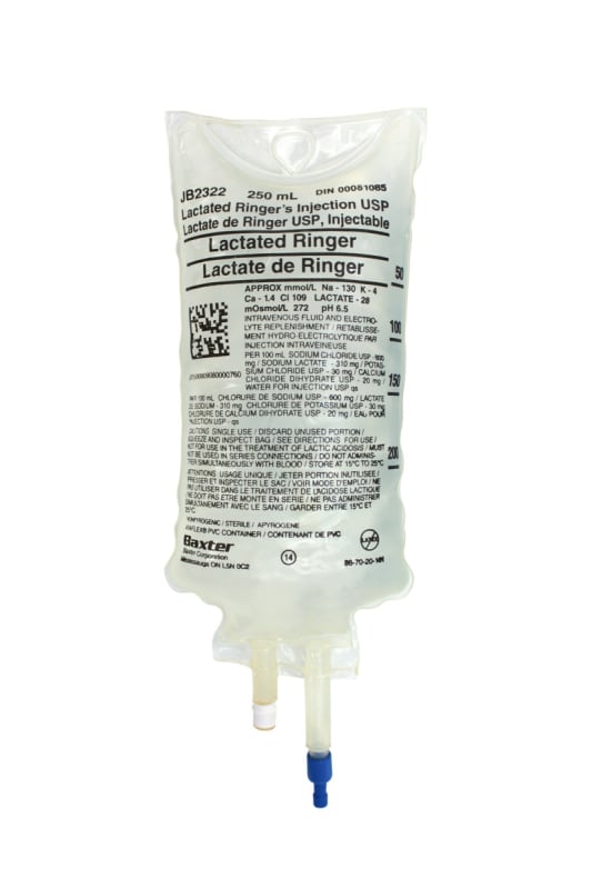 Baxter Lactated Ringer's Injection, USP, 250 mL
