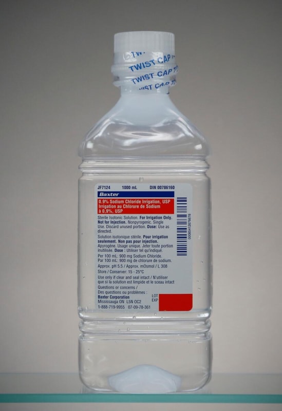 Baxter 0.9% Sodium Chloride Irrigation, USP, 1000 mL