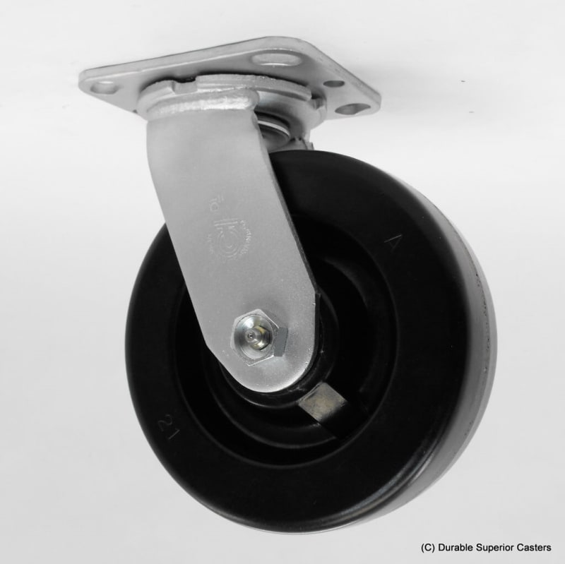8" x 2" PHENOLIC SWIVEL CASTER