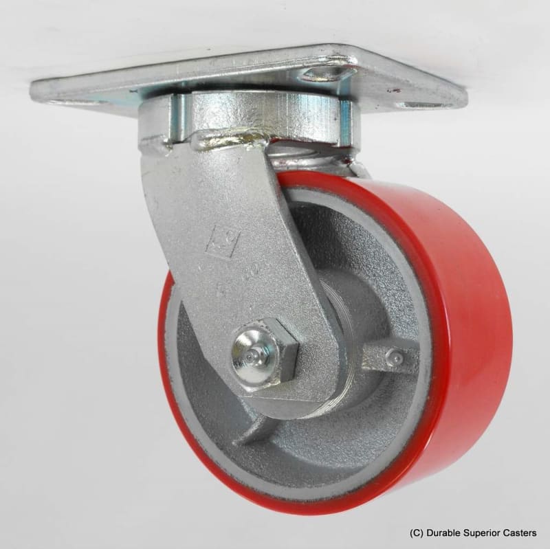 photo of 6"X3" POLY ON IRON SWIVEL CASTER