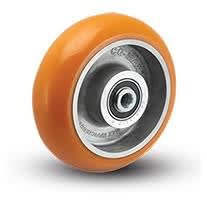 4"x2" HIGH GRADE POLYURETHANE ON ALUMINUM WHEEL WITH SEALED BALL BEARINGS