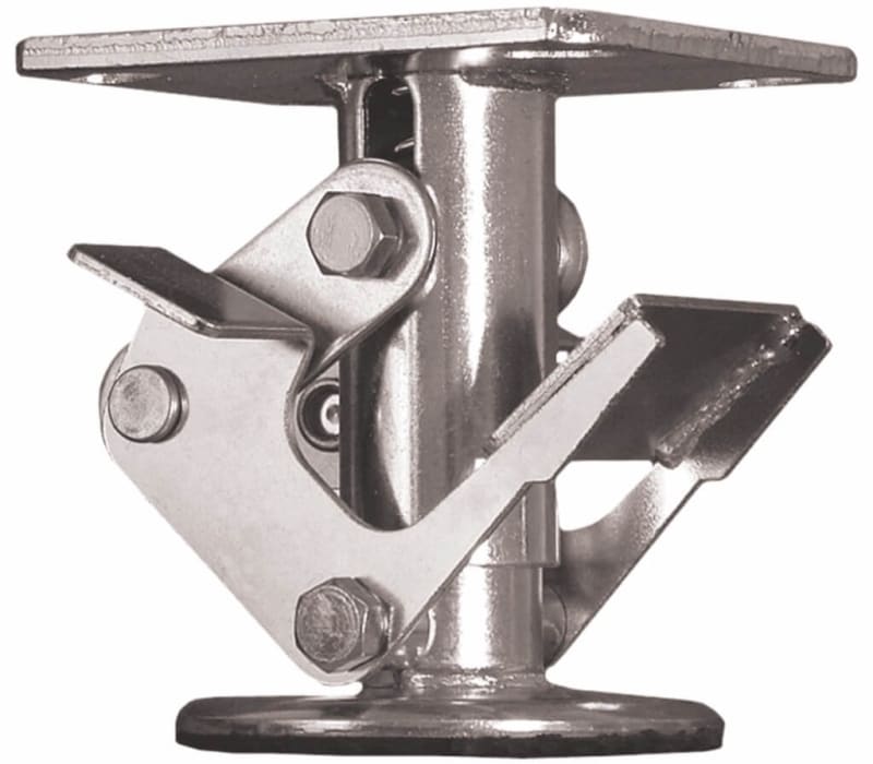 PEDAL FLOOR LOCK USED WITH A 6" CASTER