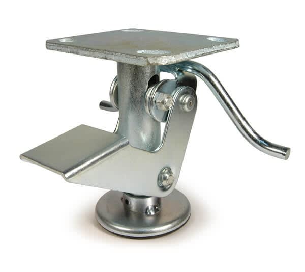 STAINLESS STEEL HANDLE BAR FLOOR LOCK FOR 4" CASTER