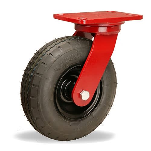10x4 HEAVY DUTY PNEUMATIC SWIVEL CASTER