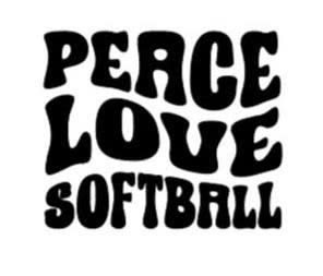 Peace Love Softball