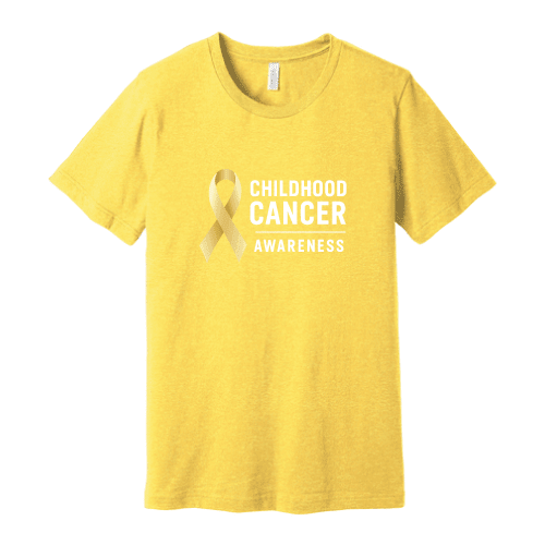 Yellow Childhood Cancer Awareness T-shirt (Made to Order) Yellow Childhood Cancer Awareness T-shirt (Made to Order)