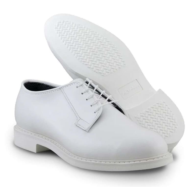 Altama Mil-Spec USN Leather Oxford Shoes 629308 slip-resistant white military dress shoes