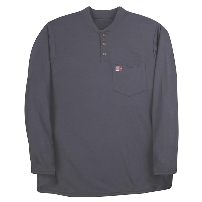 Big Bill Flame Resistant Midweight Long-Sleeve Henley DW18PD8