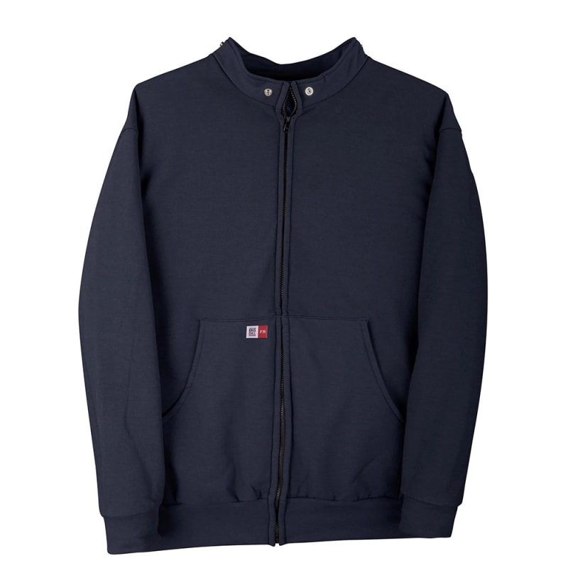 Big Bill Flame Resistant Zip Front Sweatshirt with Detachable Hood DW27S11