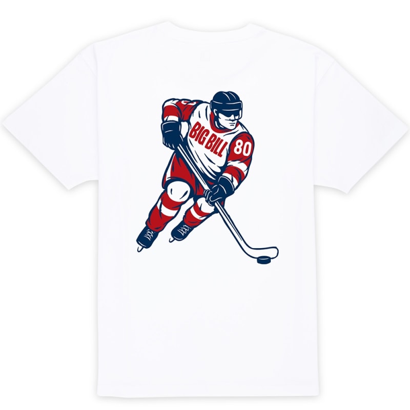 Big Bill 80th Anniversary Hockey Graphic T-Shirt H180