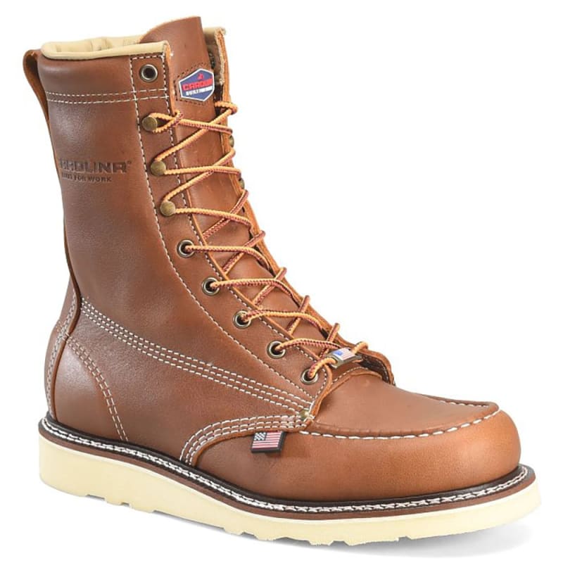 Carolina Amp 8 Inch Union Built Steel Safety Toe Work Boot CA7002