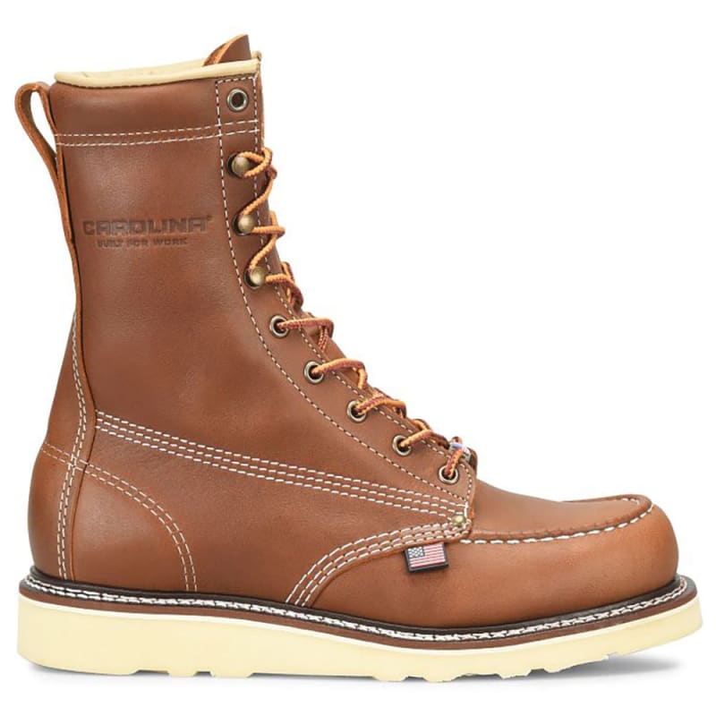 Carolina Amp 8 Inch Union Built Steel Safety Toe Work Boot CA7502