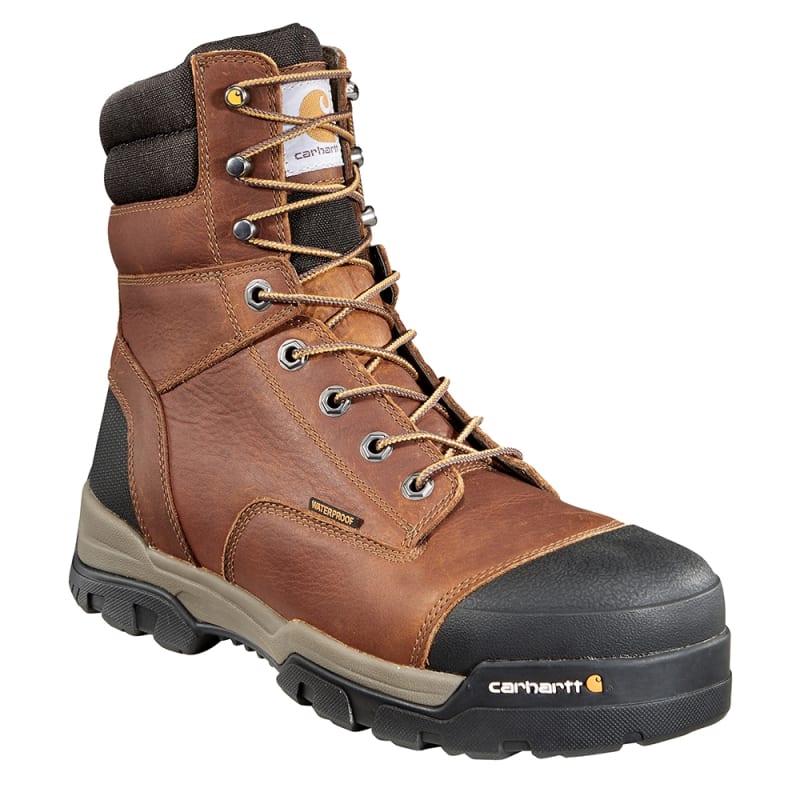 Carhartt Ground Force 8 Inch Composite Toe Waterproof Slip Resistant Work Boot CME8355