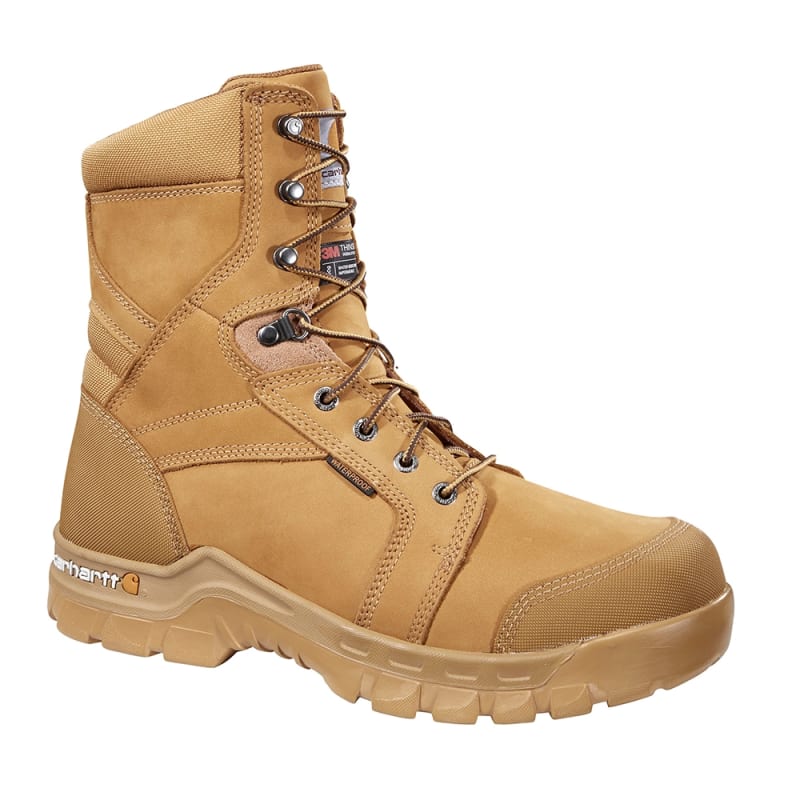 Carhartt Rugged Flex 8 Inch Soft Toe Waterproof Insulated Work Boot CMF8058