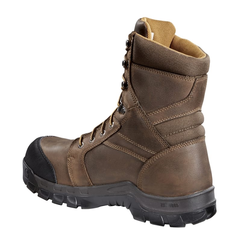 Carhartt Rugged Flex 8 Inch Composite Toe Waterproof Insulated Puncture Resistant Work Boot CMR8939