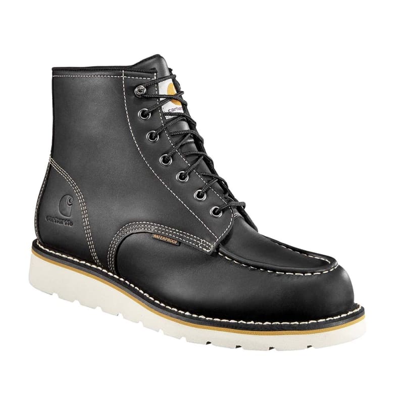 Carhartt Soft Toe 6 Inch Waterproof Wedge Sole Slip Resistant Moc Toe Work Boot CMW6191