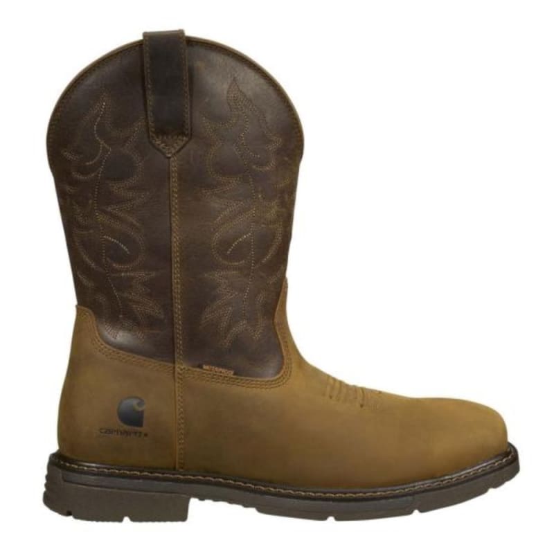 Carhartt Montana 11 Inch Waterproof Pull On Soft Toe Leather Wellington Work Boot FQ1014-M
