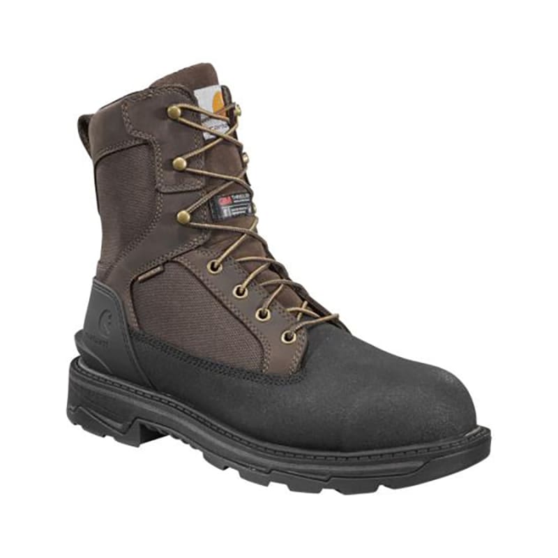 Carhartt Ironwood 8 Inch Alloy Toe Waterproof Insulated Slip Resistant Work Boot FT8509-M