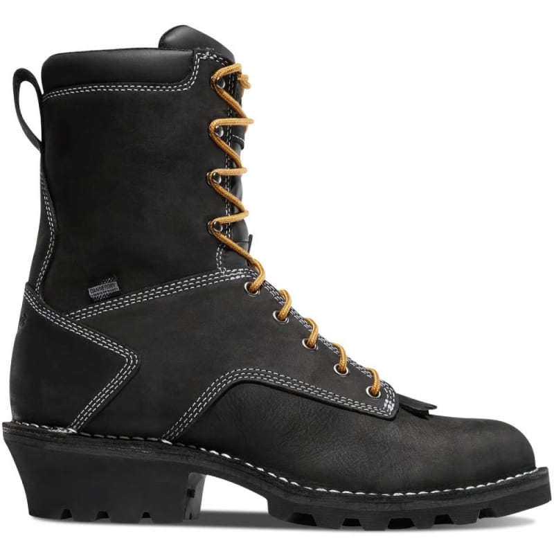 Danner Logger 8 Inch Plain Toe Waterproof Lace Up Work Boot 15431