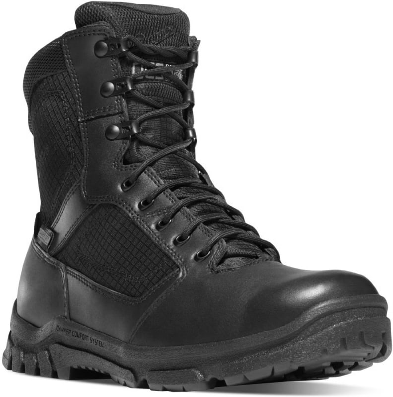 Danner Lookout 8 Inch Side Zip Waterproof Soft Toe Tactical Duty Boot 23824